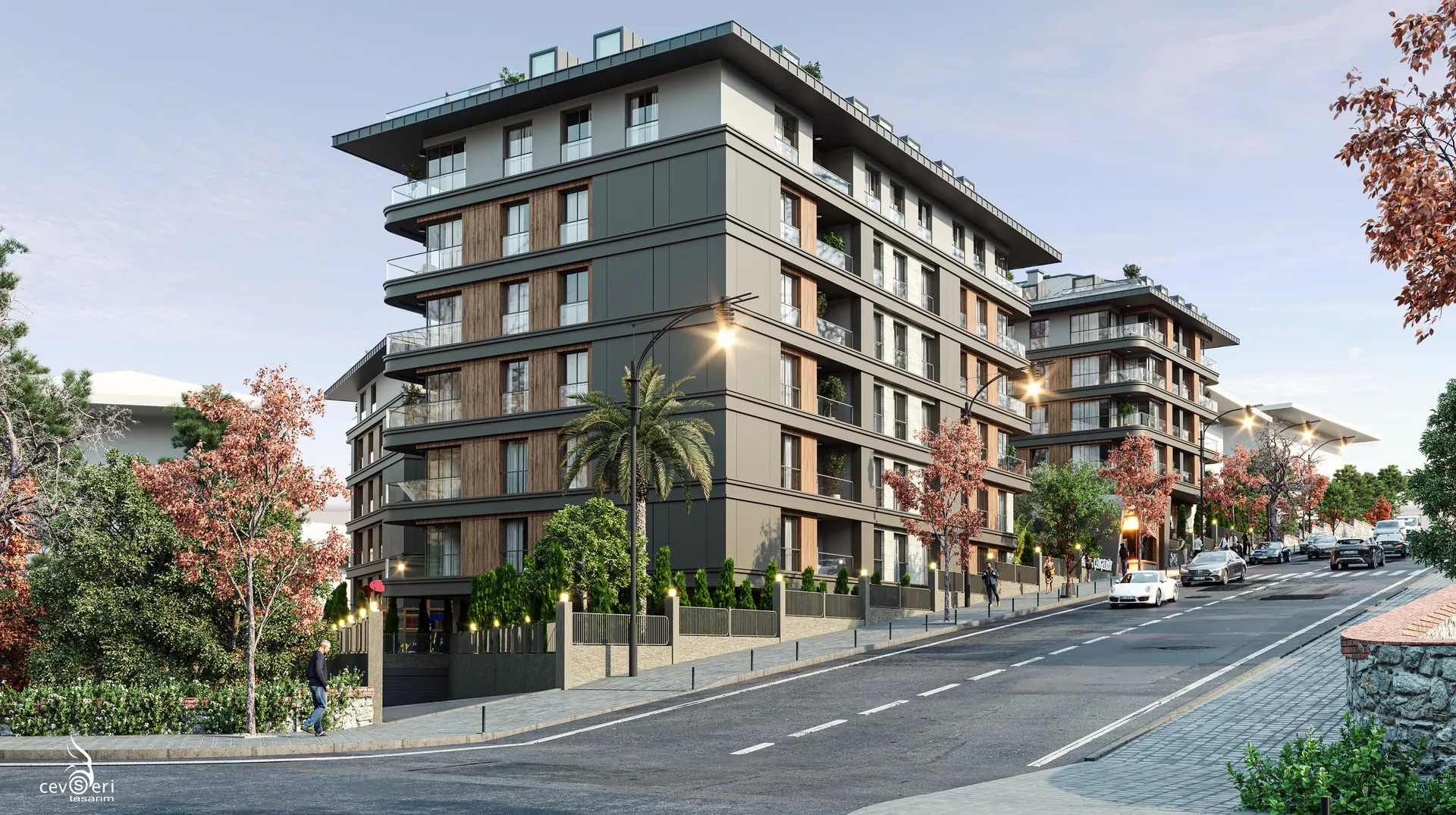 Natura Çengelköy yeşil peyzajlı konut